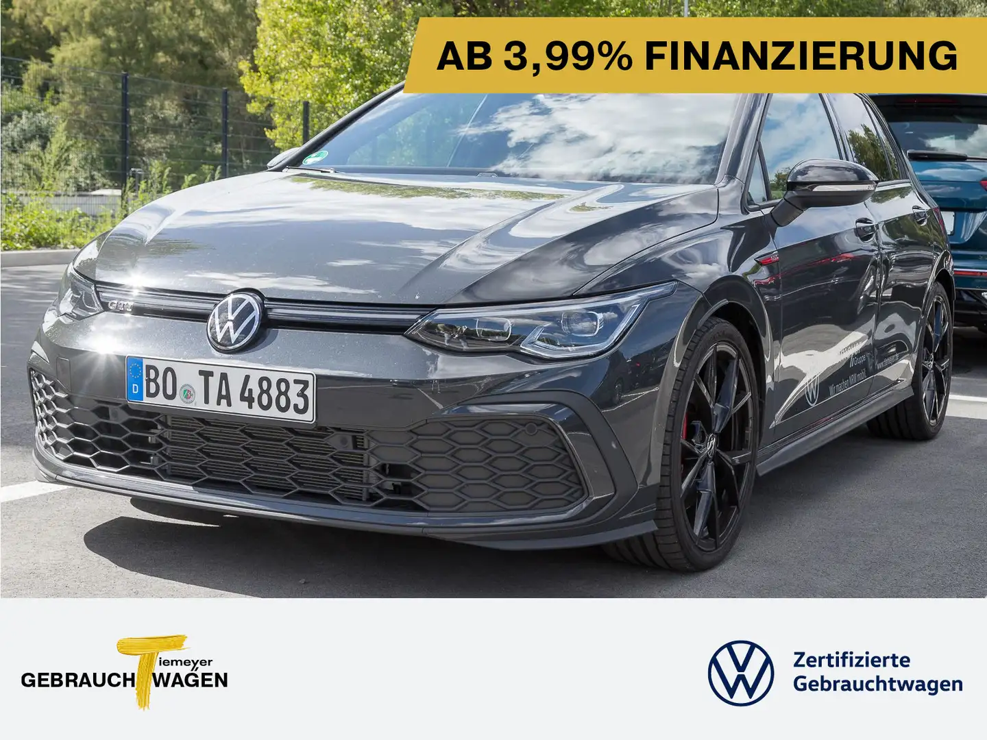Volkswagen Golf GTI DSG BLACK STYLE LED+ NAVI SITZH L19 AHK Grau - 1