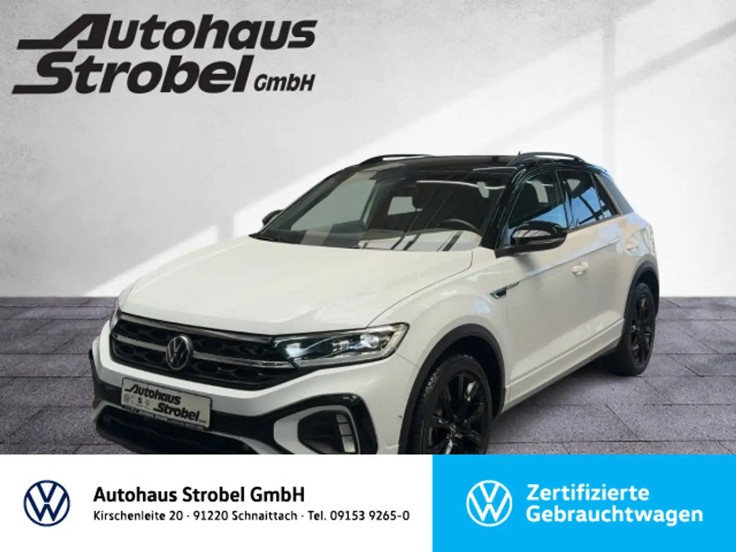 Volkswagen T-Roc 1.5 TSI DSG R-Line "BLACK STYLE" ab 3,99% Weiß - 1