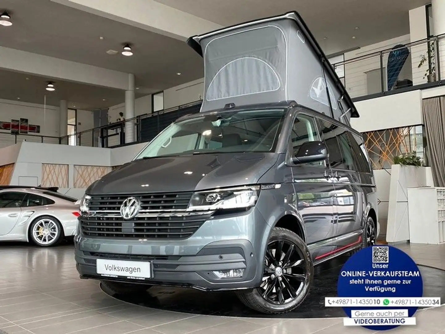 Volkswagen T6 California T6.1 California 4M Beach DigiCo Sthz Kam ACC AHK Grau - 1