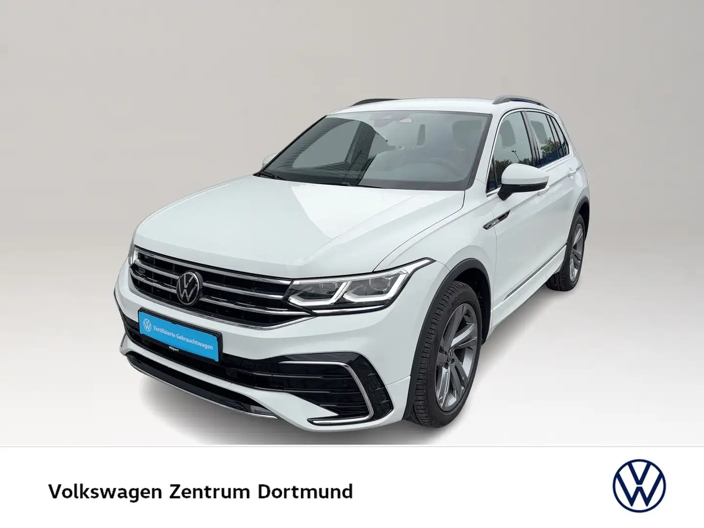 Volkswagen Tiguan 2.0 R-LINE 4X4 ACC LM19 NAVI SITZHEIZUNG Blanc - 2