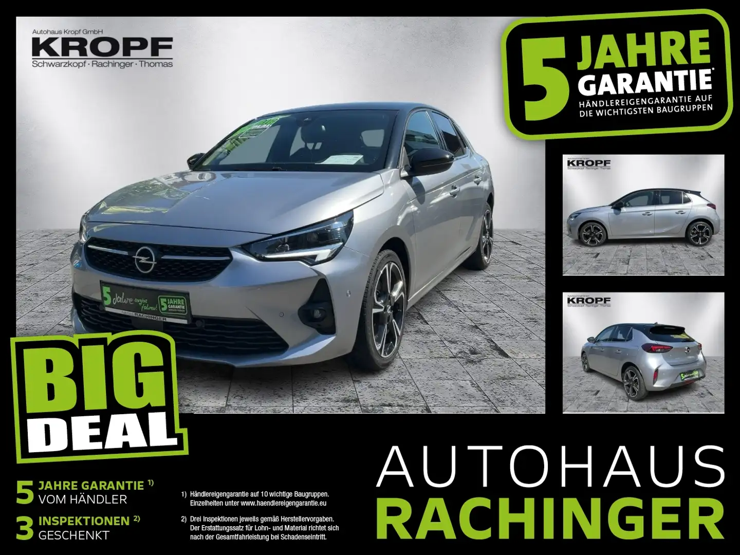 Opel Corsa F 1.2 Turbo Ultimate Rückfahrkamera Grijs - 1