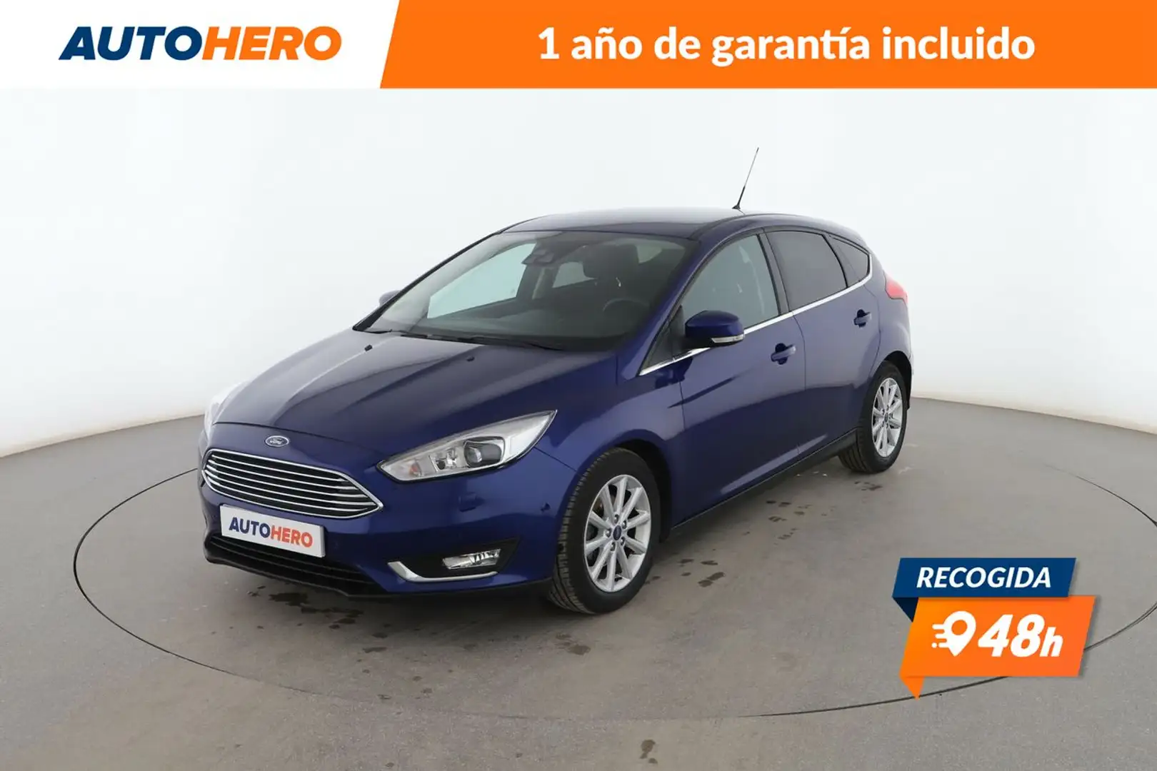 Ford Focus 1.0 Ecoboost Auto-S&S Titanium 125 Azul - 1