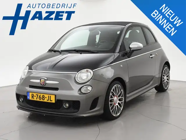 Fiat 500C Abarth 1.4 T-JET 135 PK TWO-TONE + ZWART LEDER | DUBBELE