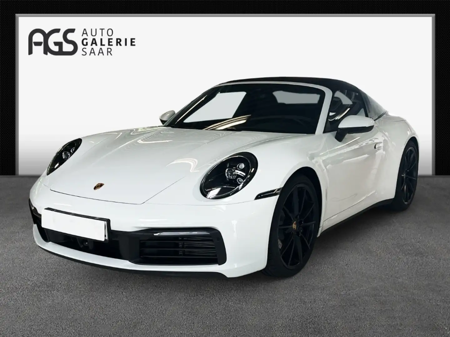 Porsche 992 Targa 4 3.0  mit Navi+Sportabgas+Bose 1Hand NEUWER Weiß - 1