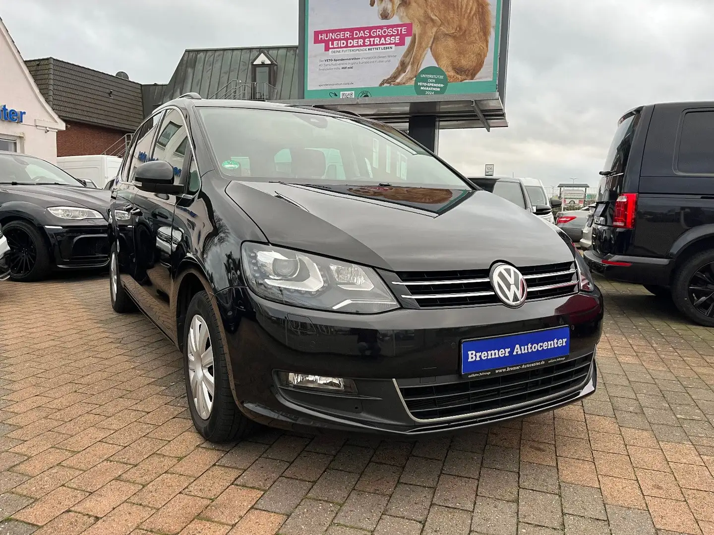 Volkswagen Sharan 2.0 TDI Auto DSG Comfortl. 7-Sitze ab.AHk Schwarz - 2