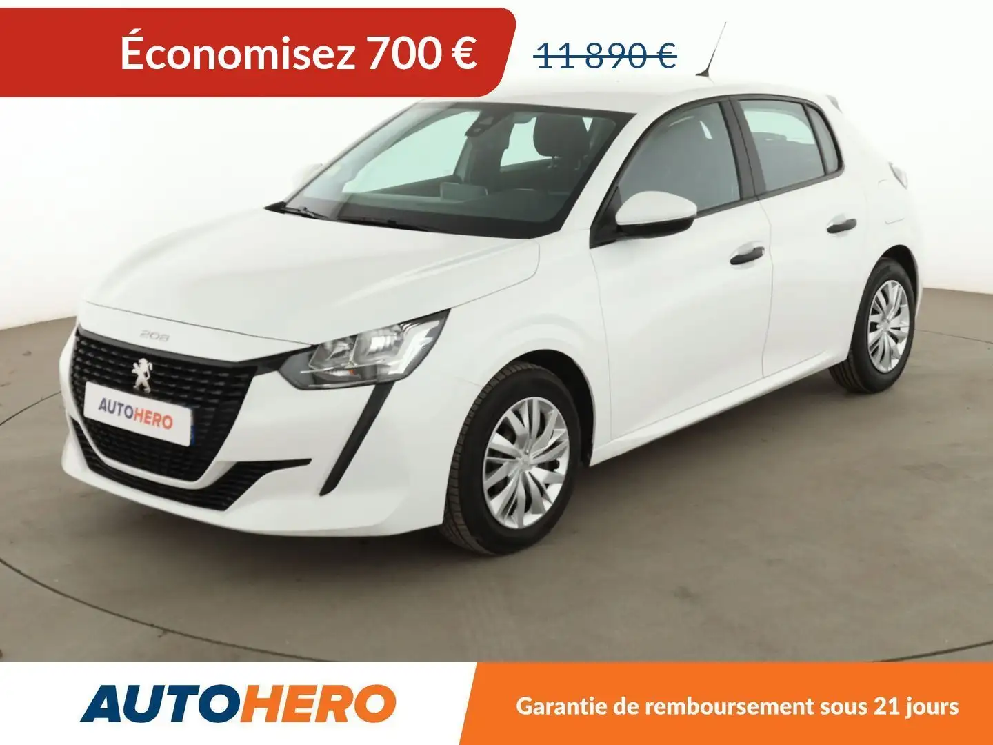 Peugeot 208 Affaire 1.5 Blue-HDi Premium Pack Blanc - 1