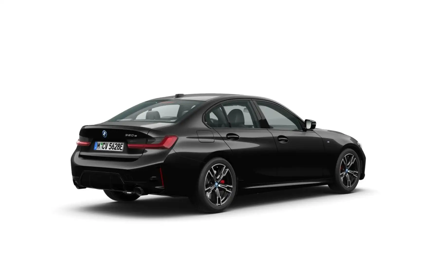 BMW 320 3 Serie 320e Sedan M SPORT PRO | M ADAPT. ONDERSTE Zwart - 2