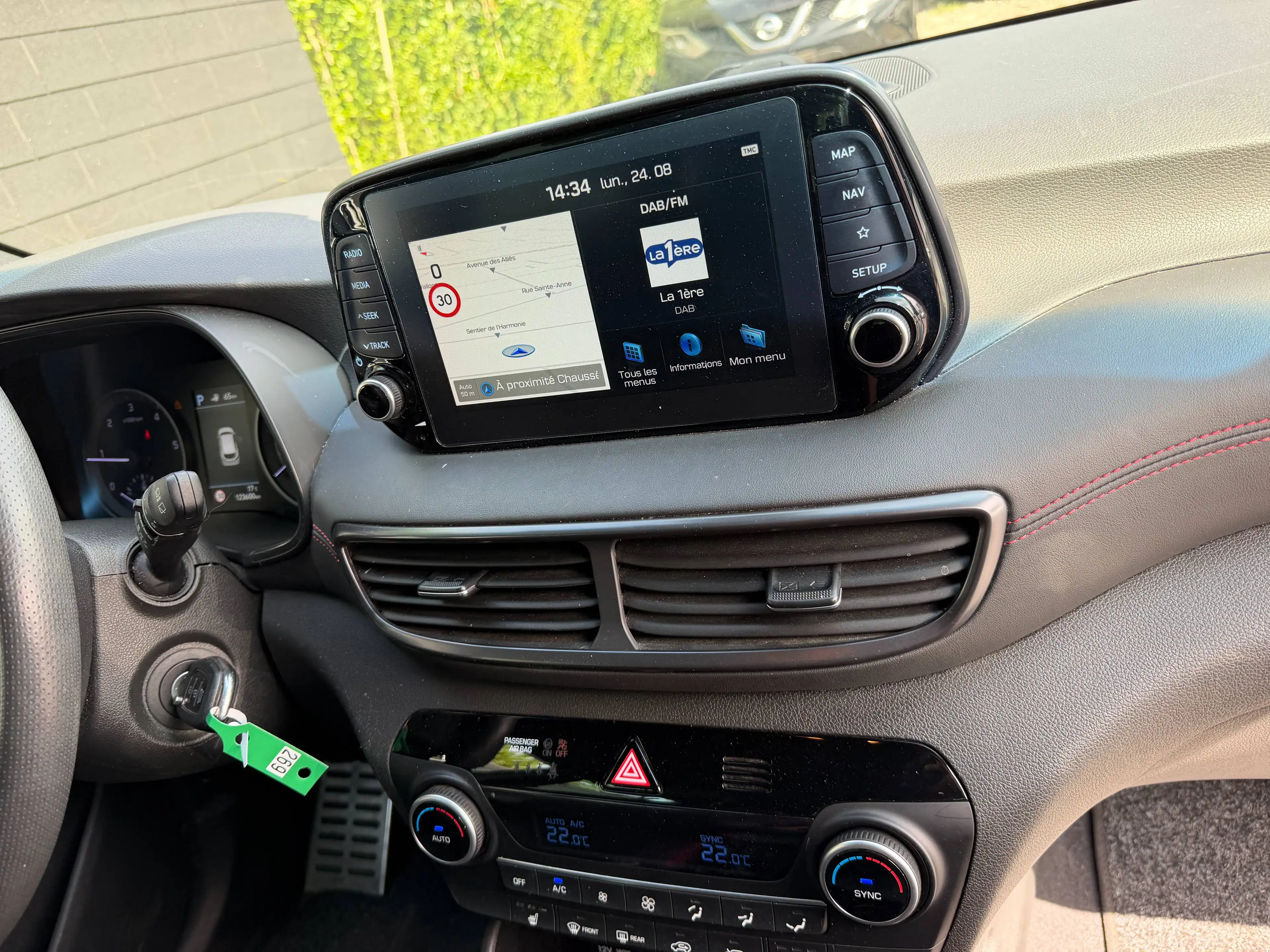 Hyundai TUCSON 1.6 CRDi N-Line+BOITE AUTO+NAVI+CAMERA+JANTES+EU 6D-T — photo 15