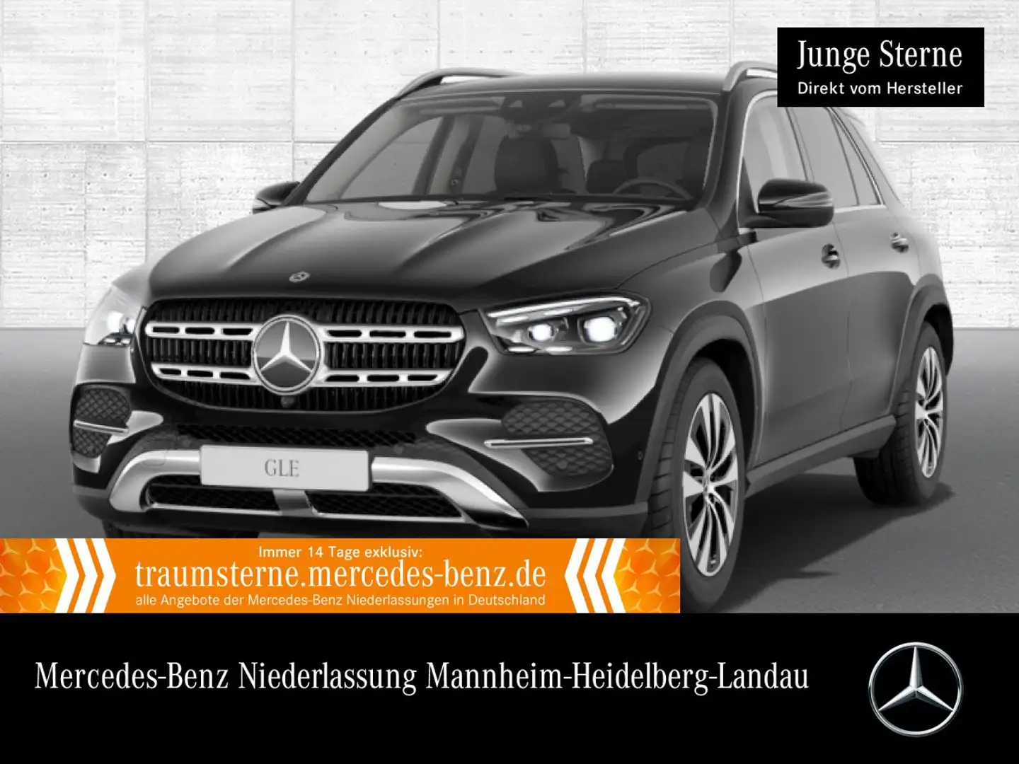 Mercedes-Benz GLE 300 d 4M 360+AHK+MULTIBEAM+FAHRASS+KEYLESS+9G Schwarz - 1