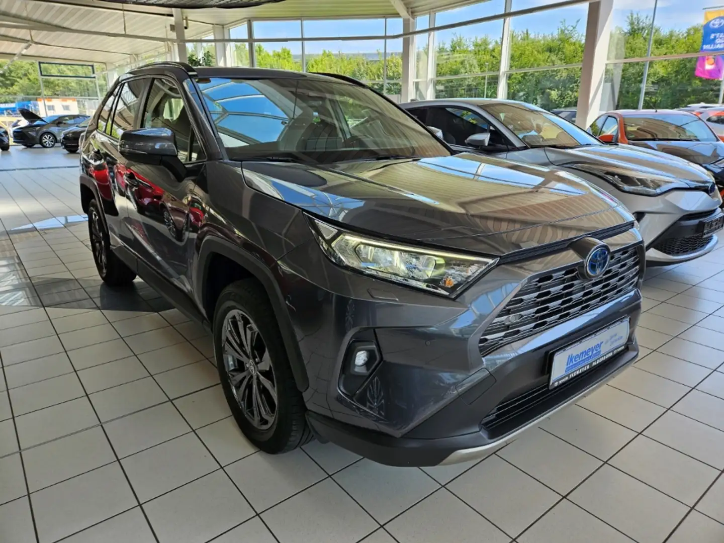 Toyota RAV 4 2.5 Hybrid Team DK Leder elektr. Heckklappe Grau - 2