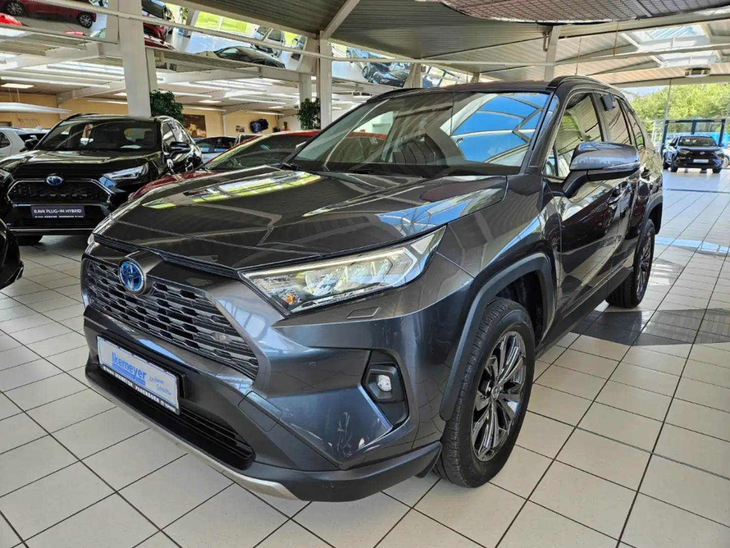 Toyota RAV 4 2.5 Hybrid Team DK Leder elektr. Heckklappe Grau - 1