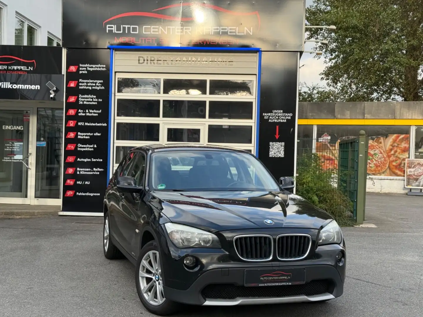 BMW X1 18 d sDrive (Klima-MFL-AHK-6Gang) Schwarz - 1
