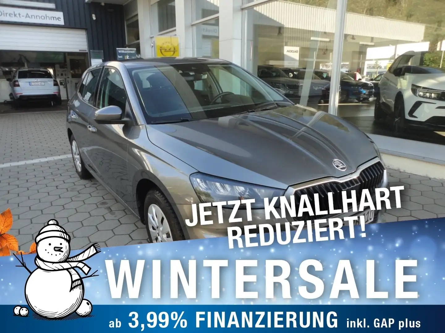 Skoda Fabia Ambition 1.0 MPI Euro6d ABS+ESP / DAB / Kl Grau - 1
