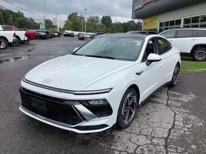 White 2025 Hyundai Sonata Sedan Automatic