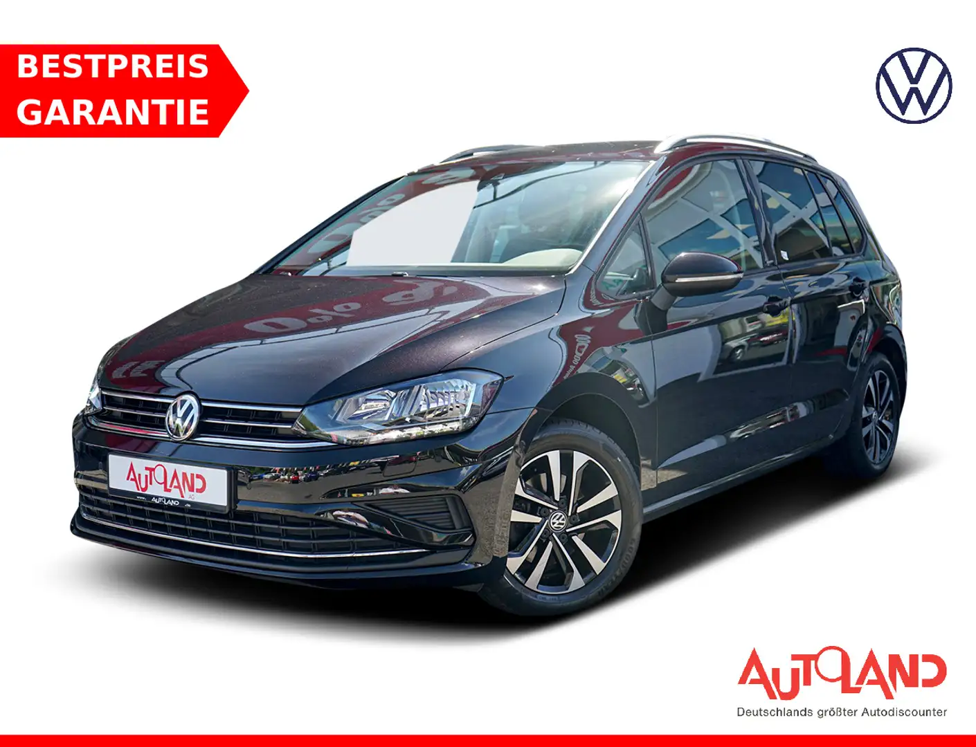 Volkswagen Golf Sportsvan 1.5 TSI Comfortline ACC Navi PDC Schwarz - 1