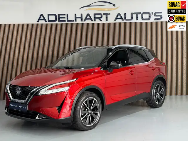 Nissan Qashqai 1.3 MHEV Tekna Automaat / Panorama dak / Lederen i