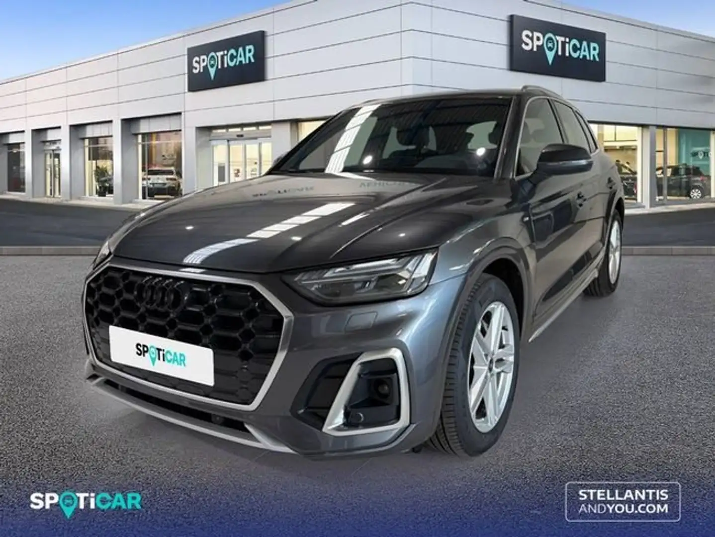 Audi Q5 35 TDI 120kW S tronic S line Gris - 1