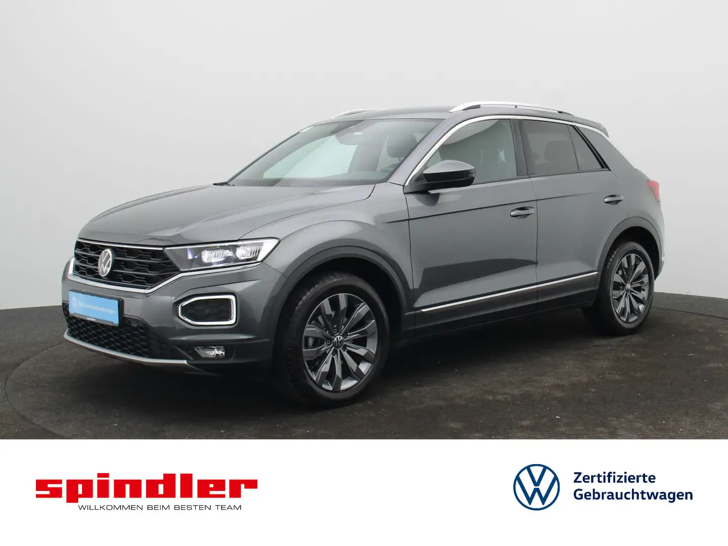 Volkswagen T-Roc T-ROC Highline 1.5 TSI DSG / LED, ACC, Navi, PDC Grau - 1
