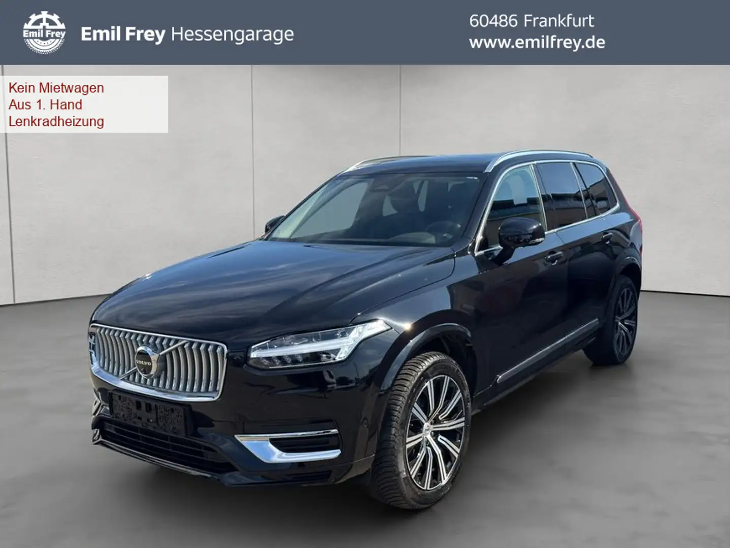 Volvo XC90 XC90 B5 AWD Plus-Bright 7S Glasd Standh 360° AHK Schwarz - 1