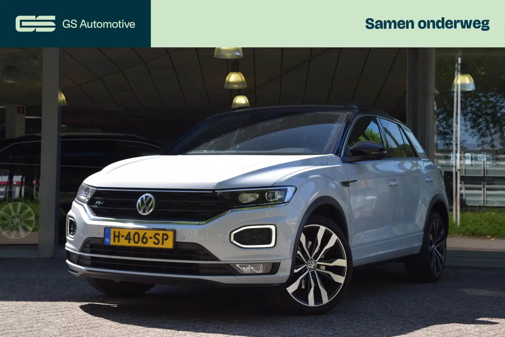 Volkswagen T-Roc 1.5 TSI Sport Bus. R DSG 3x R-line met Virt/Cam/Na Wit - 1