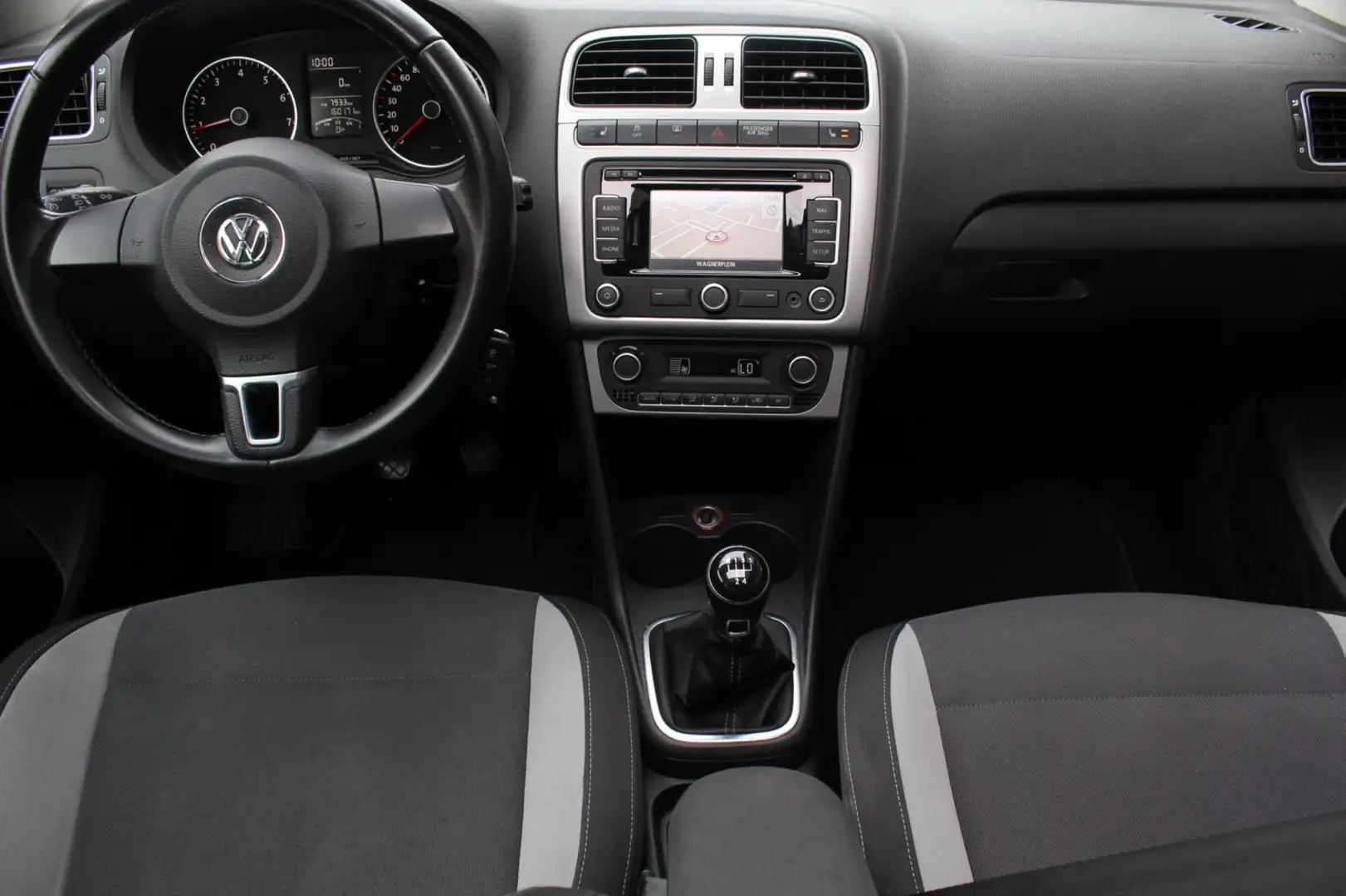 Volkswagen Polo 1.2-12V 5drs AIRCO CLIMATE PANORAMA DAK PDC LMV Nero - 2