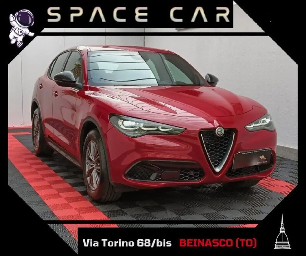 Alfa Romeo Stelvio Stelvio 2.2 Turbodiesel 160 CV AT8 RWD Super Rosso - 1