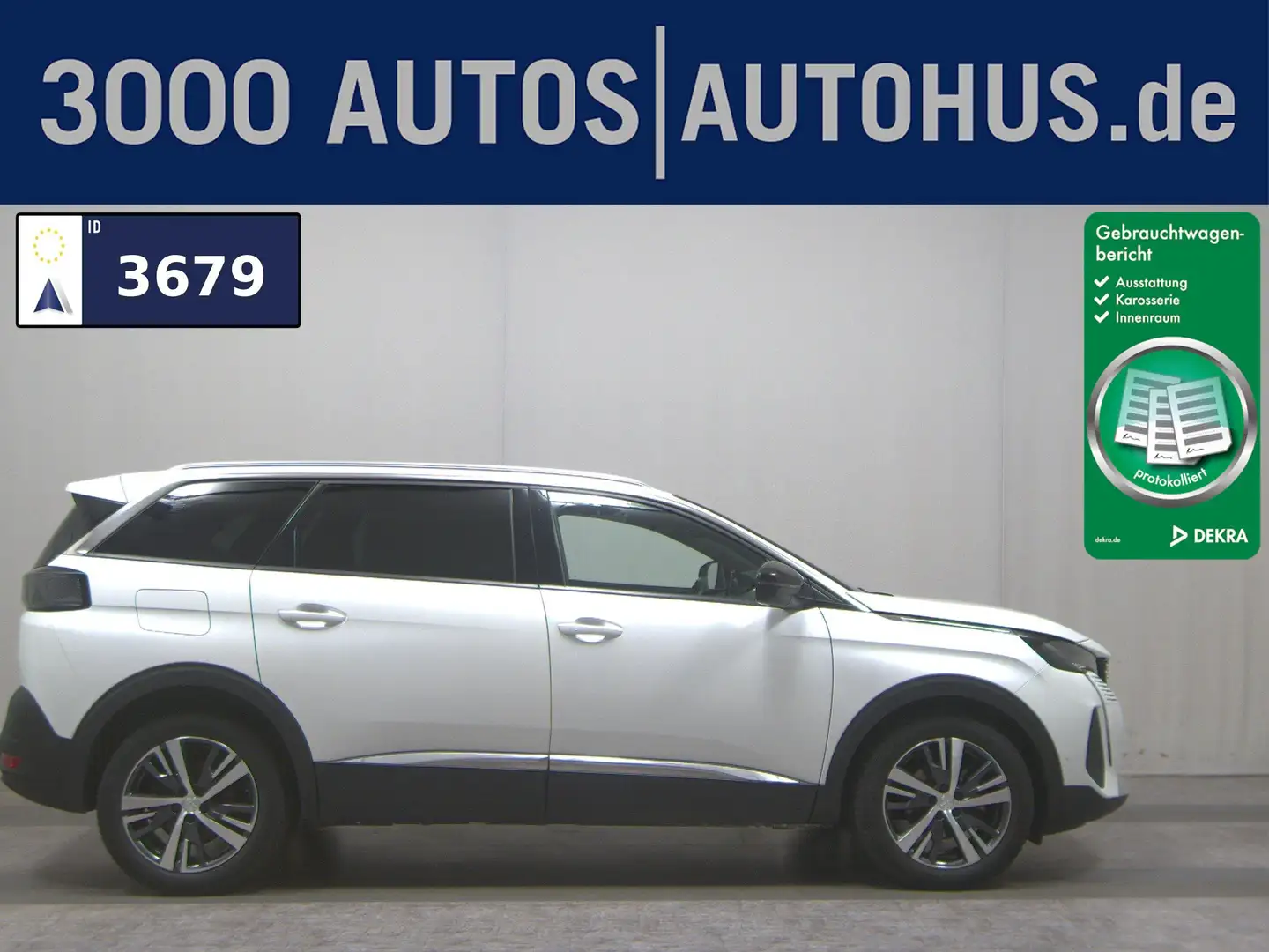 Peugeot 5008 1.2 PureTech Allure 7-Sitze Navi LED RFK Weiß - 1