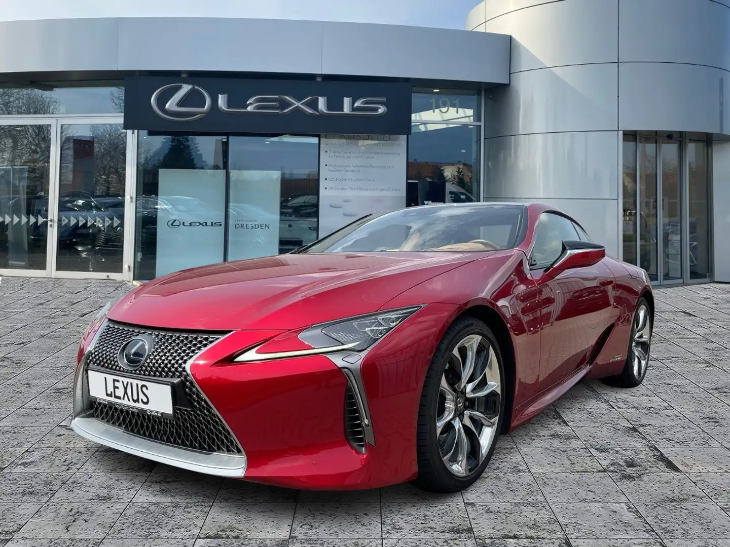 Lexus LC 500h Coupe Performence HUD*Navi*KAM*DAB*SHZ Rouge - 2