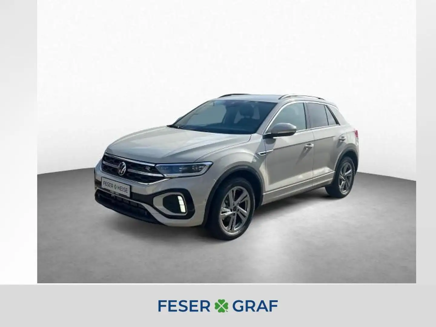 Volkswagen T-Roc R-Line 1.5 l TSI DSG/LED/Rear View/AHK/Navi Grau - 1