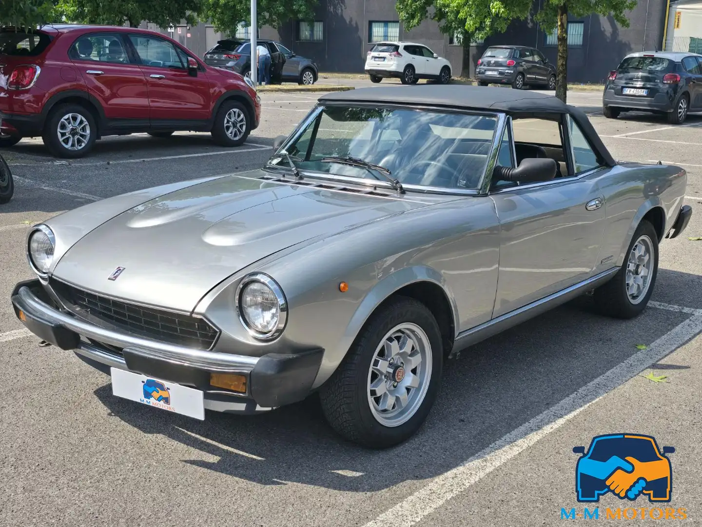 Fiat 124 Spider europa serie azzurra Grigio - 1