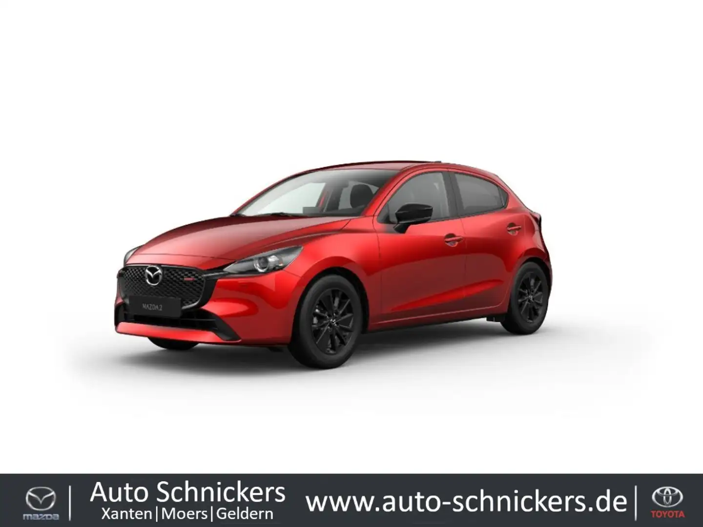Mazda 2 HOMURA+CARPLAY+LED+KAMERA+PDC+LAGER!! Rouge - 1