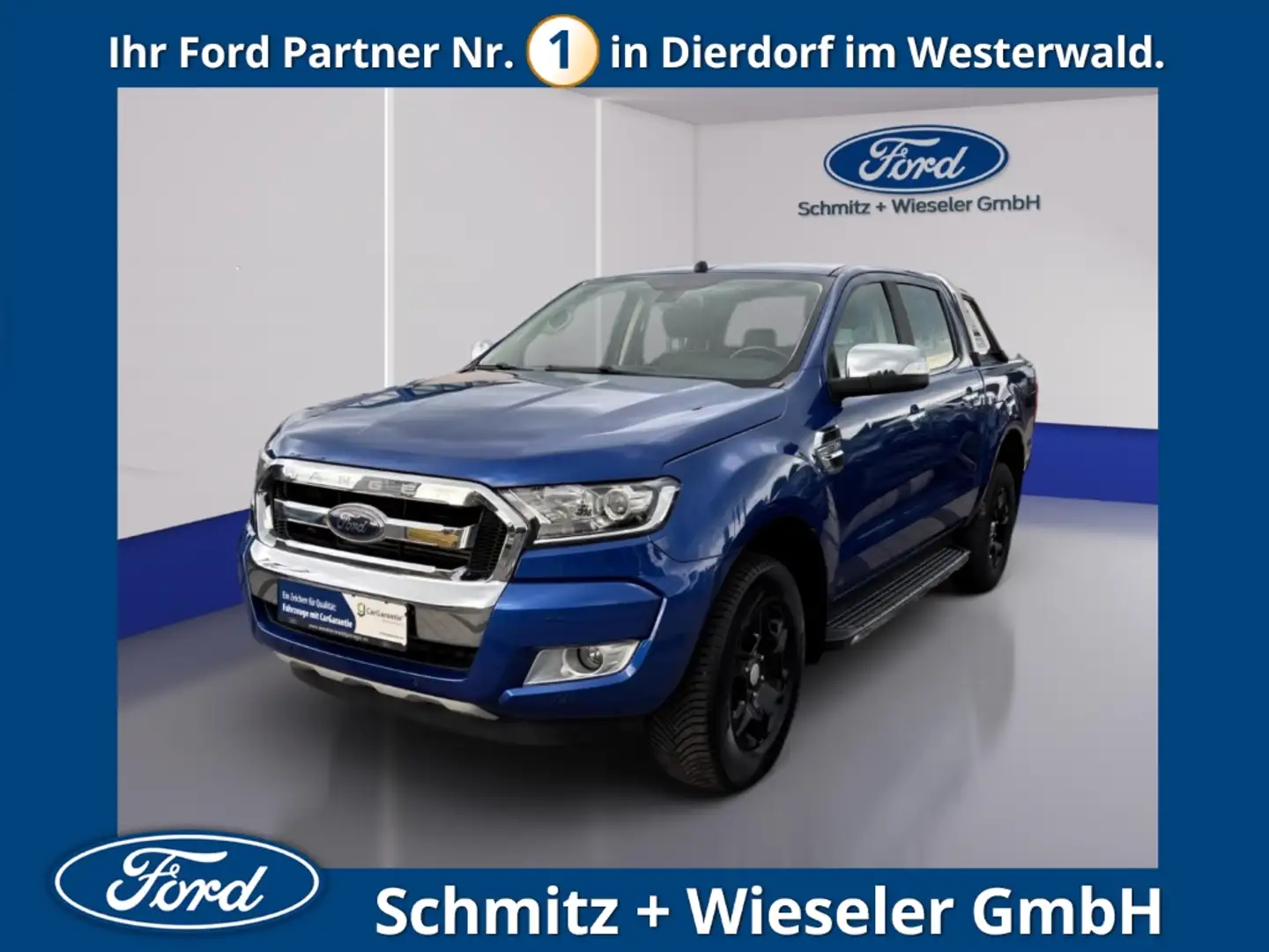 Ford Ranger Limited Doppelkabine 4x4 3.2 TDCi Navi, Blue - 1