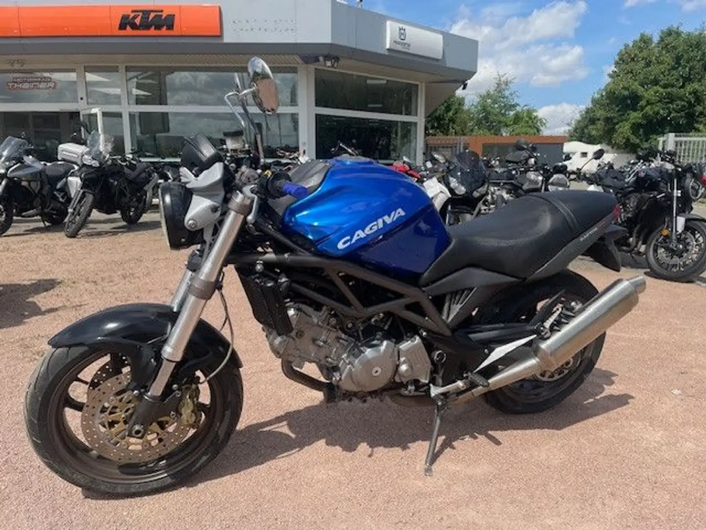 Cagiva Raptor 650 i Blauw - 1