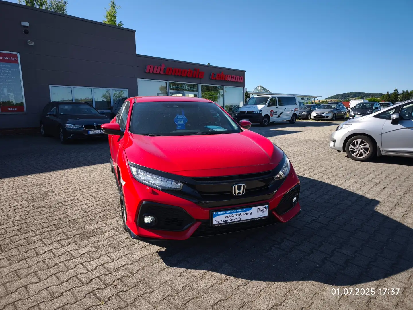 Honda Civic 1.5 Sport (2019) Rouge - 1