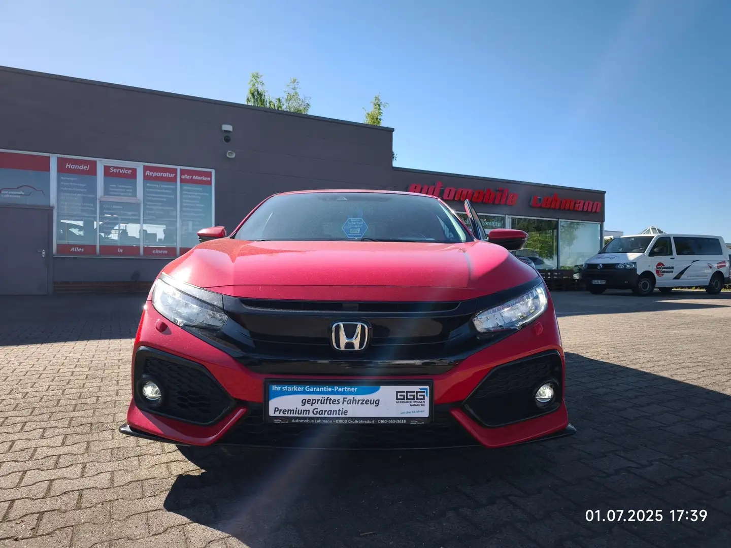 Honda Civic 1.5 Sport (2019) Rouge - 2
