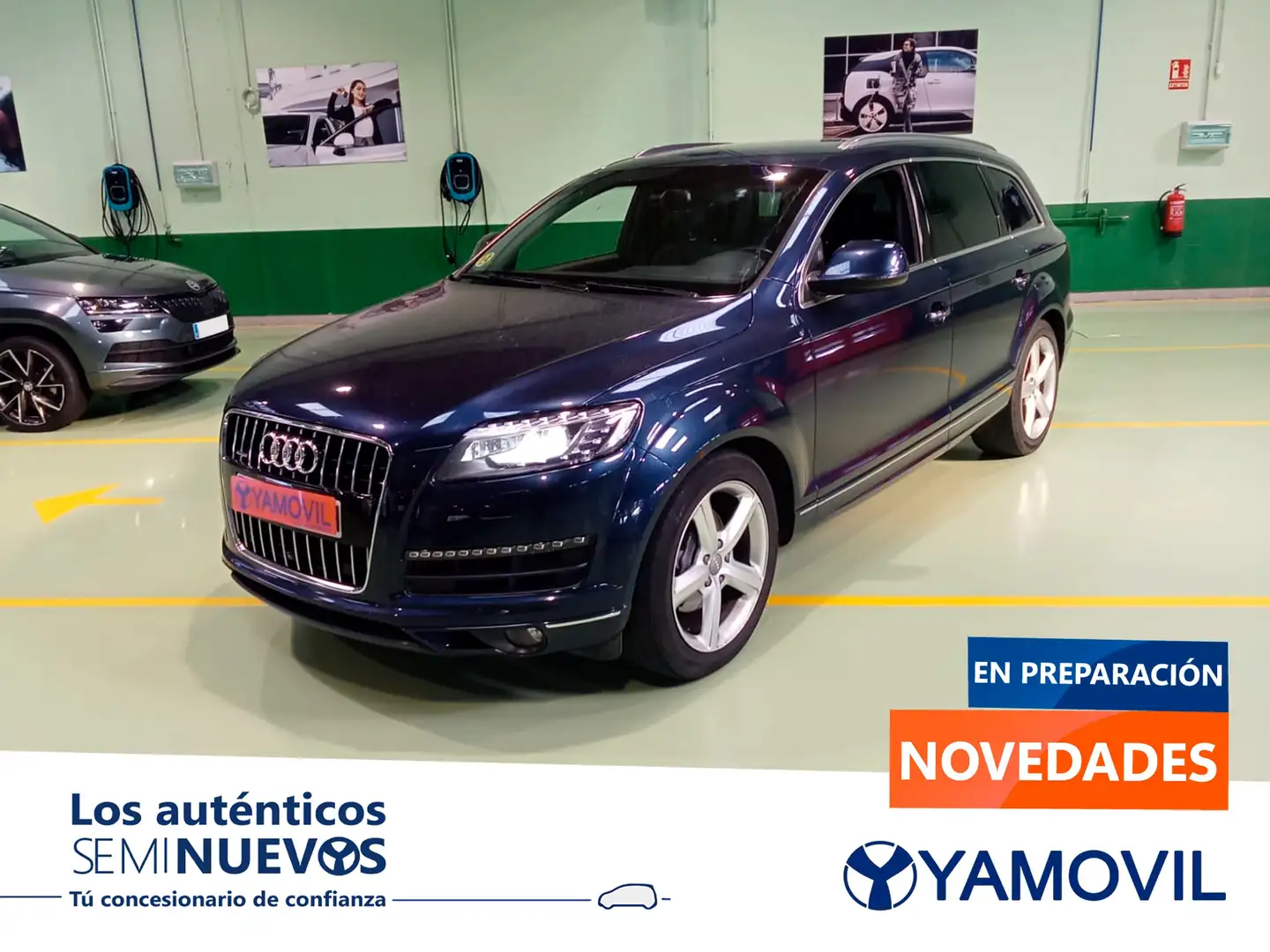 Audi Q7 4.2TDI Ambition Tiptronic Bleu - 1