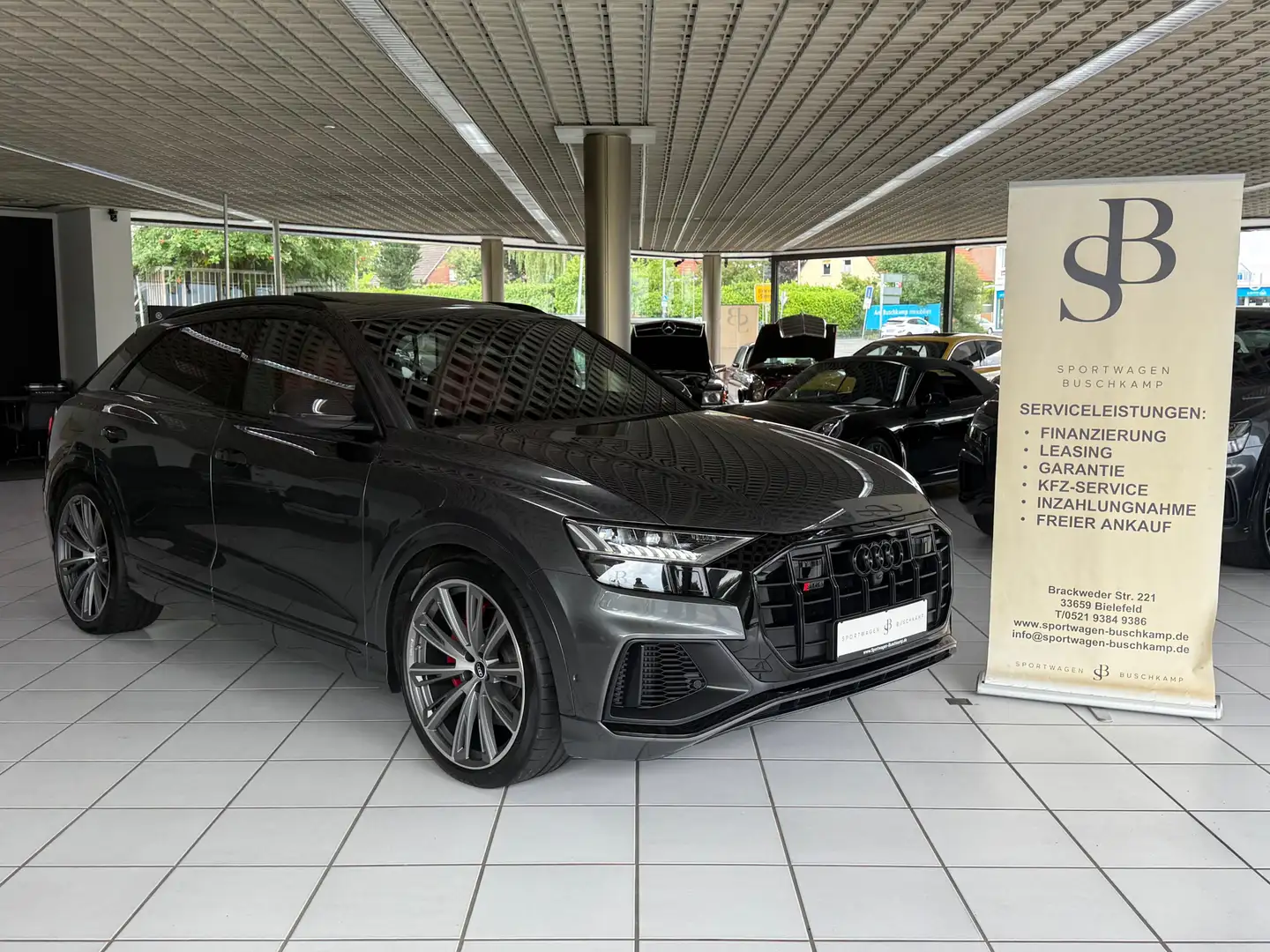 Audi SQ8 4.0 TDI quattro 23 AHK CARBON PANO B&O VOLL Grau - 1
