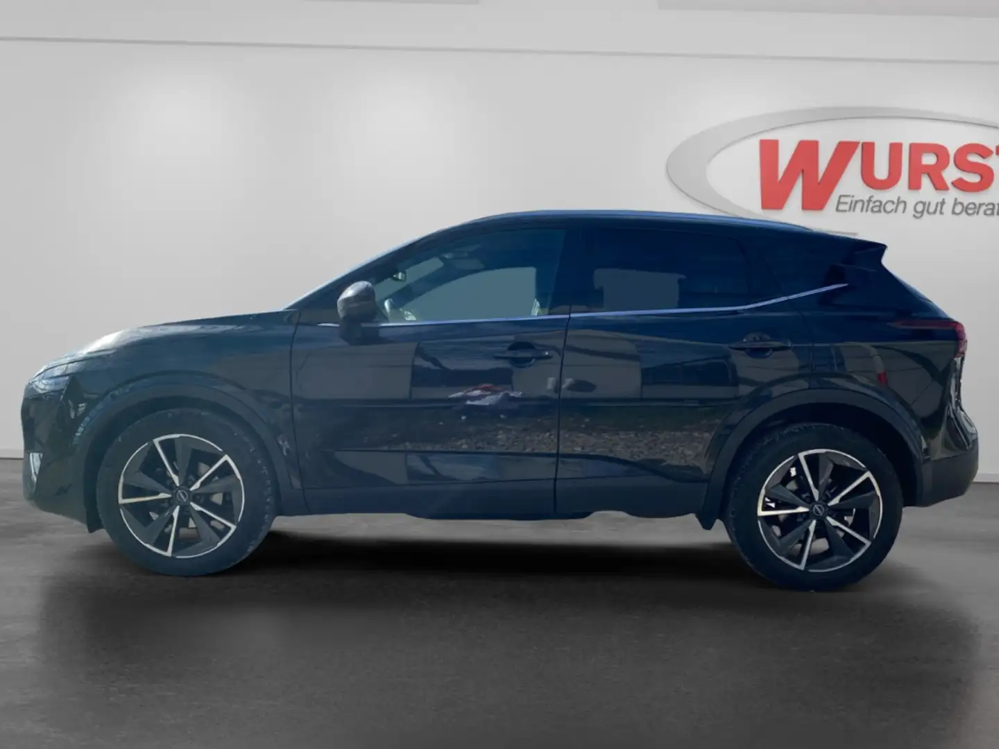 Nissan Qashqai Tekna 1.3 DIG-T Wartungsvertrag + Anschlussgaranti Noir - 2