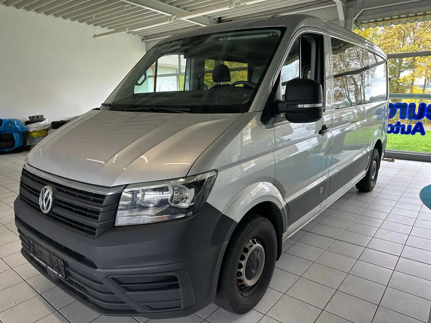 Volkswagen Crafter 2.0 TDI L2H1 *Klima*5Sitze*Verkleidung*Tem Silber - 1