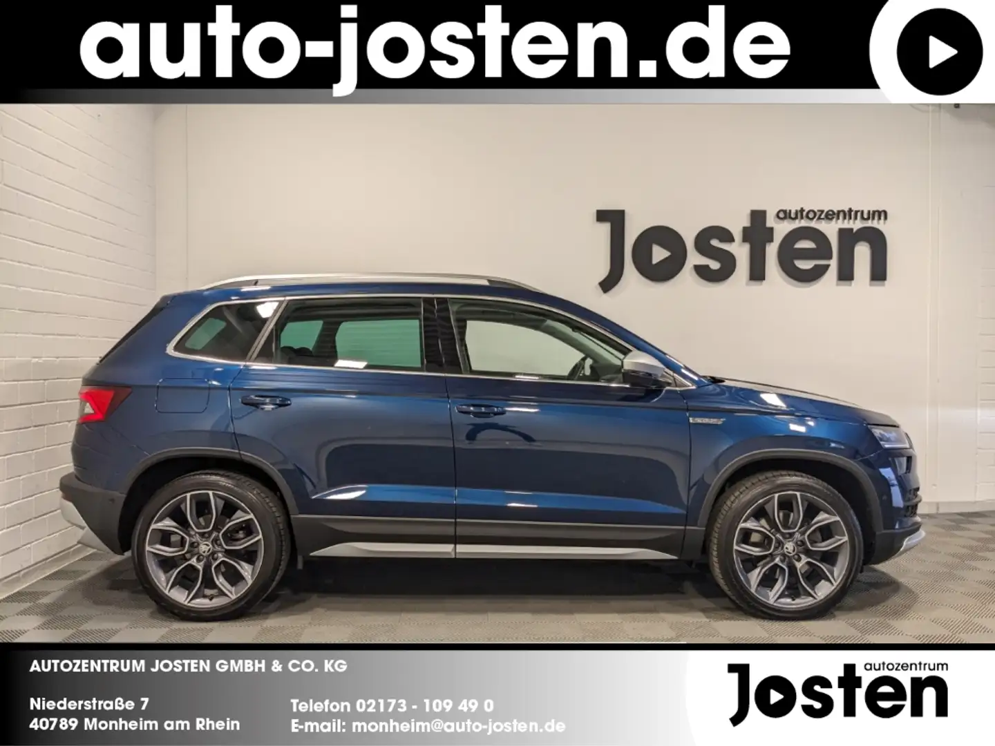 Skoda Karoq Scout 2.0TDI DSG 4X4 Canton LED ACC Navi RFK Blau - 2