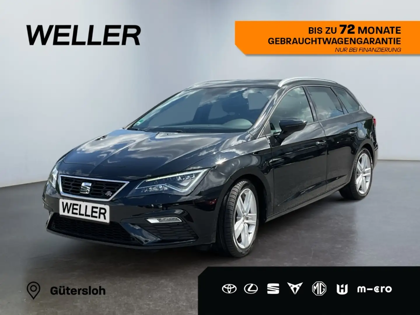 SEAT Leon ST 1.5 TSI ACT DSG FR *Pano*Navi*LED*CarPlay* Schwarz - 1