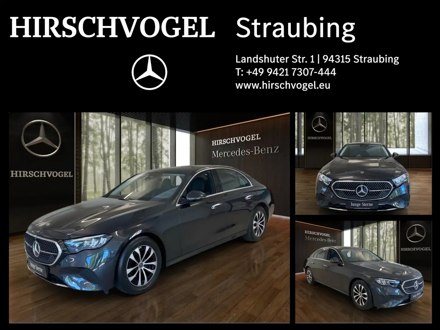 Mercedes-Benz E 200 AVANTGARDE+AHK+DISTRON+KEYLESS+MBUX+Navi-P Grau - 1