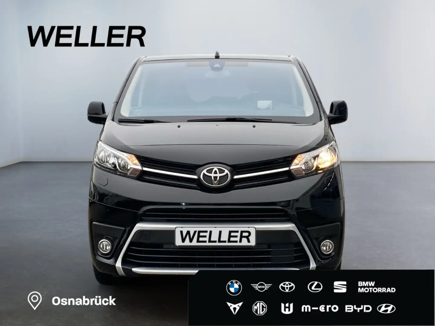 Toyota Proace 2,0l-D-4D Verso Family Comfort *AHK*RCam* Zwart - 2