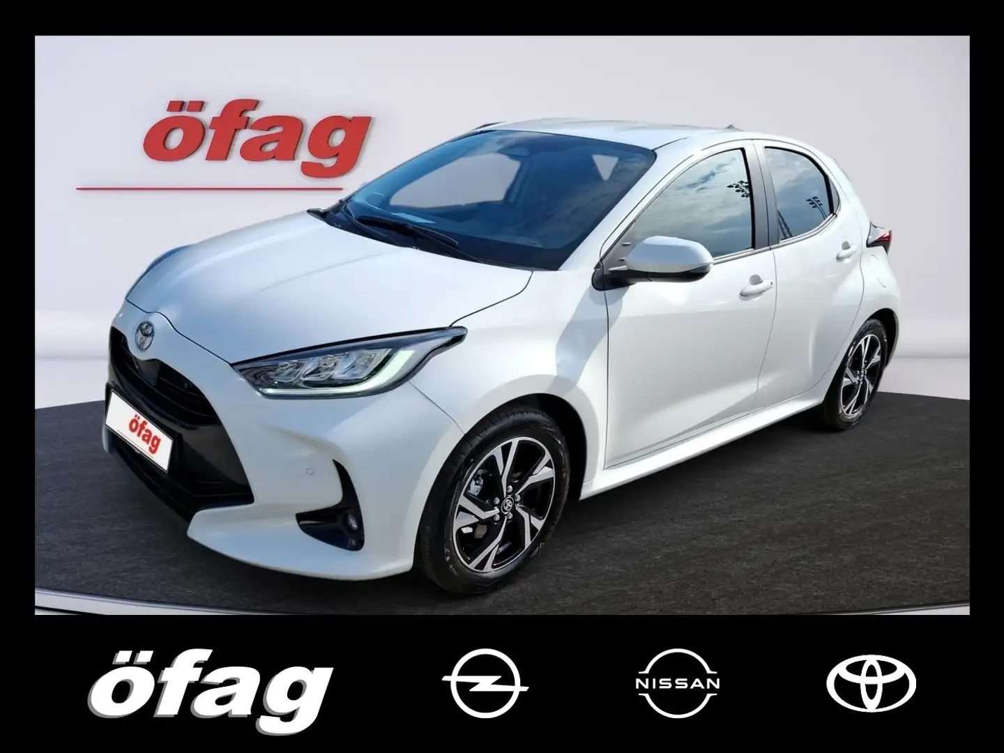 Toyota Yaris 1.5 VVT-i Hybrid Active Drive Weiß - 1