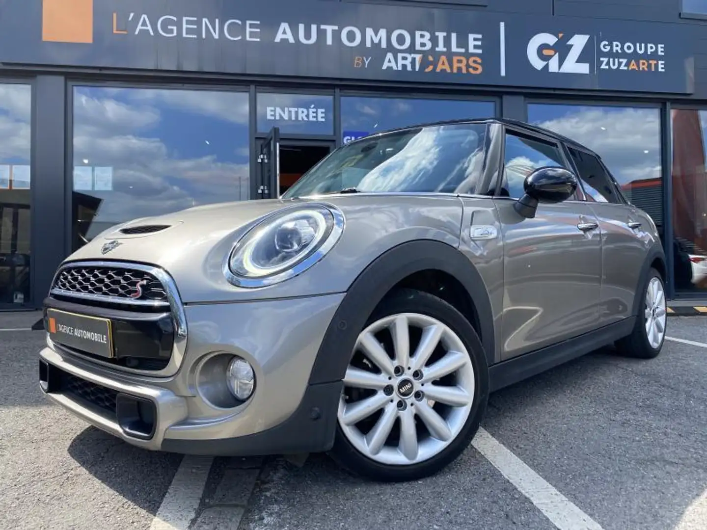 MINI Cooper S 5 portes BVA Gris - 2