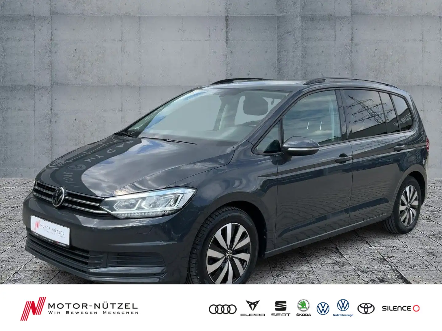 Volkswagen Touran 2.0 TDI DSG CL LED+NAVI+SHZ+PDC+AHK+PANO Gris - 1