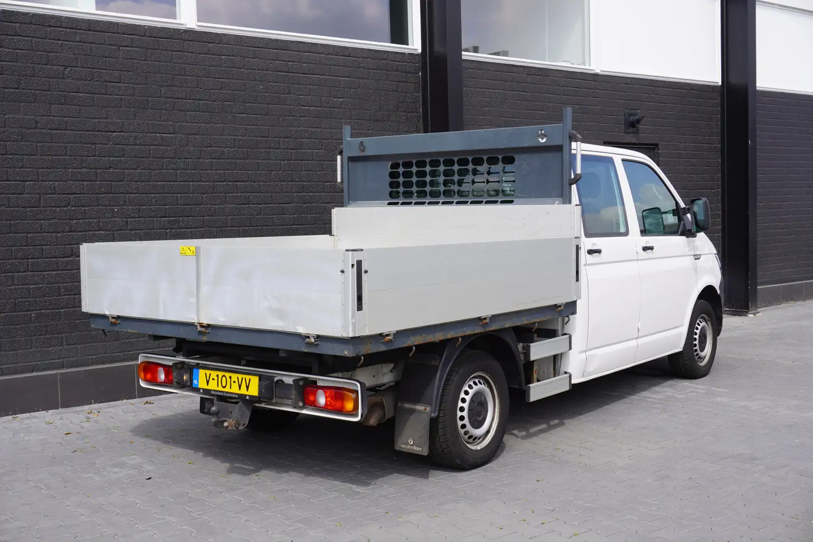 Volkswagen T6 Transporter 2.0 TDI L2H1 Kipper Openlaadbak Dubbele Cabine EUR Biały - 2