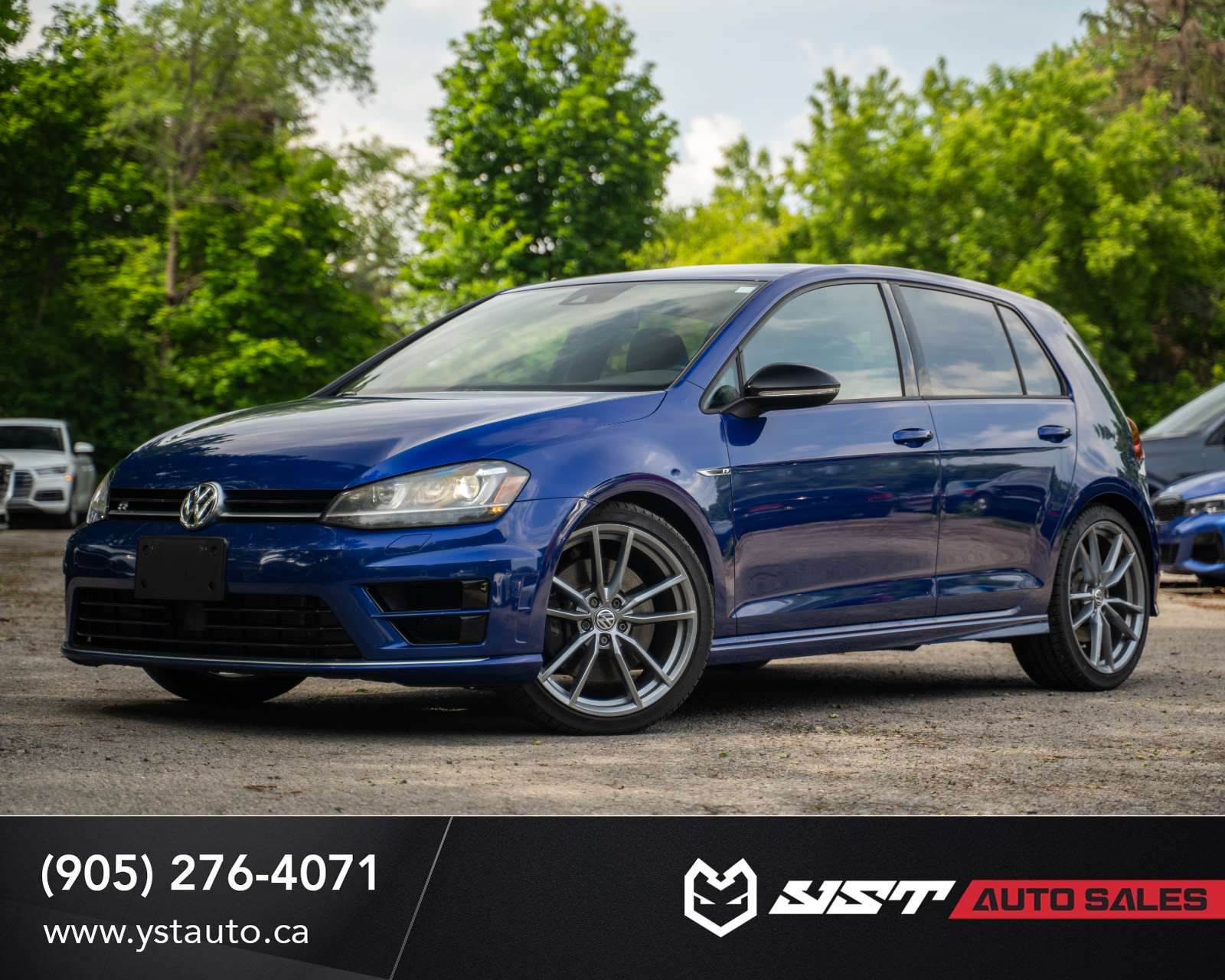 Blue 2016 Volkswagen Golf R 4-Door with DCC and Navigation Hatchback All-Wheel Drive Automatic