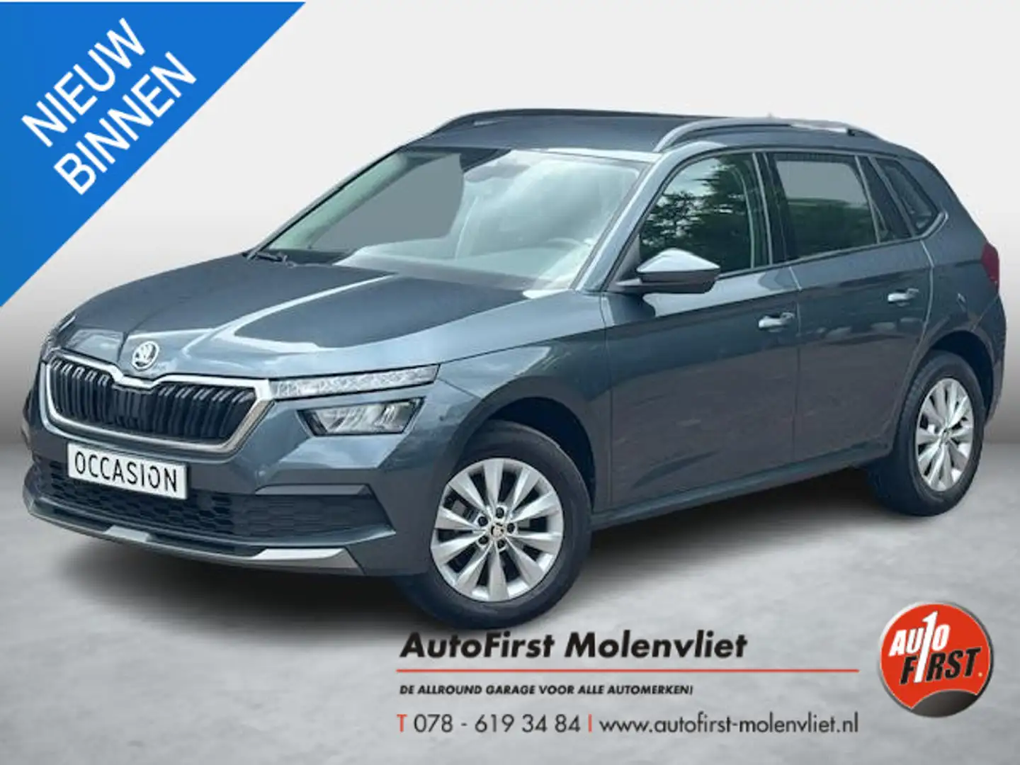 Skoda Kamiq 1.5 TSI ACT Business Edition I INCL. € 850,00 AFL. Grau - 1