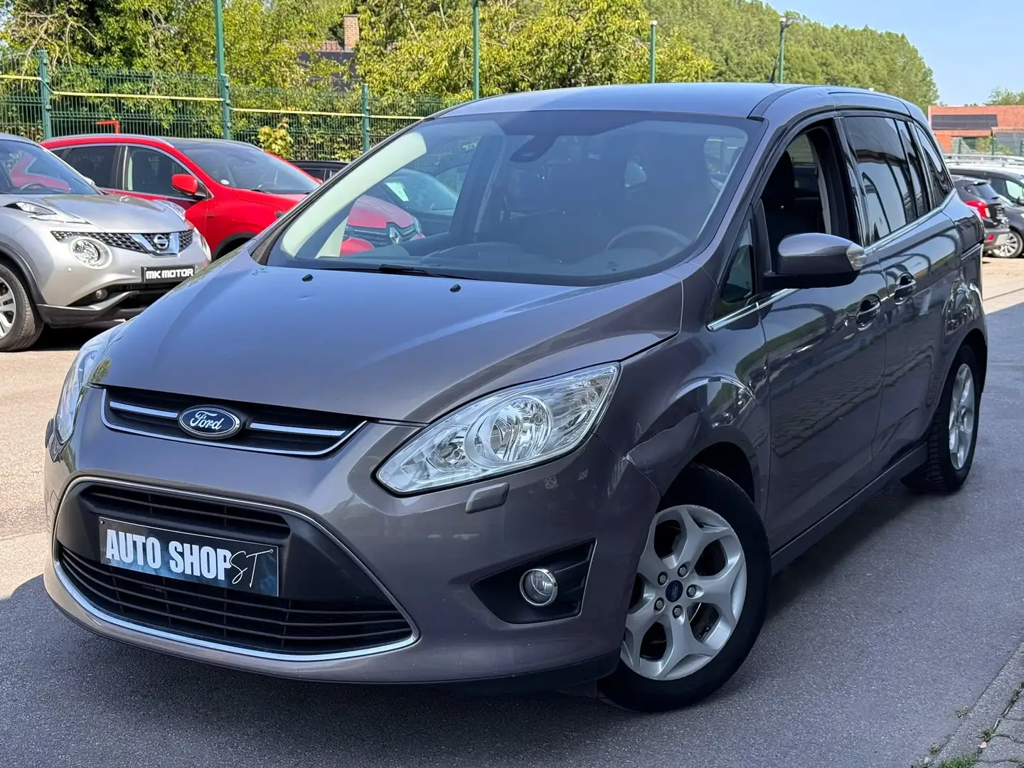 Ford C-Max 🟩1.6 DIESEL 95CV - GPS - AIRCO - CAPTEUR Beige - 2